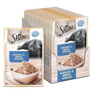 Sheba Fish with Maguro & Bream Flavour Cat 35gm Bag