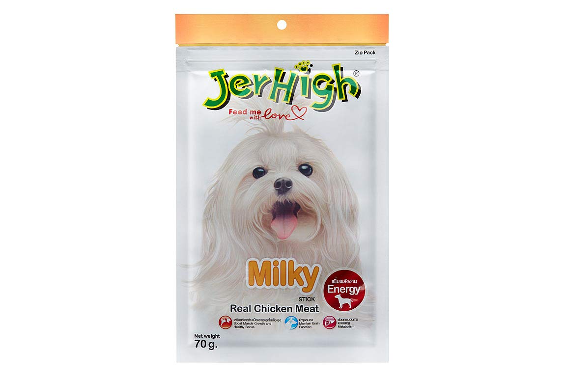 JerHigh Chicken & Milky Chicken Jerky - 70 g