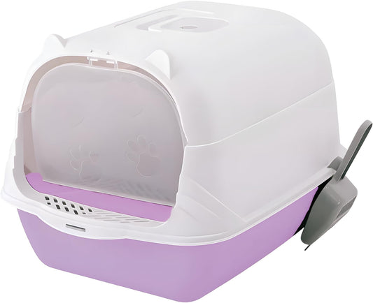 Cat Litter Box with Dome & Scoop Bag