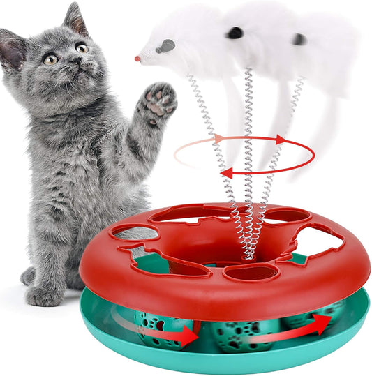 Catch the Mouse & Ball Cat Toy Pack