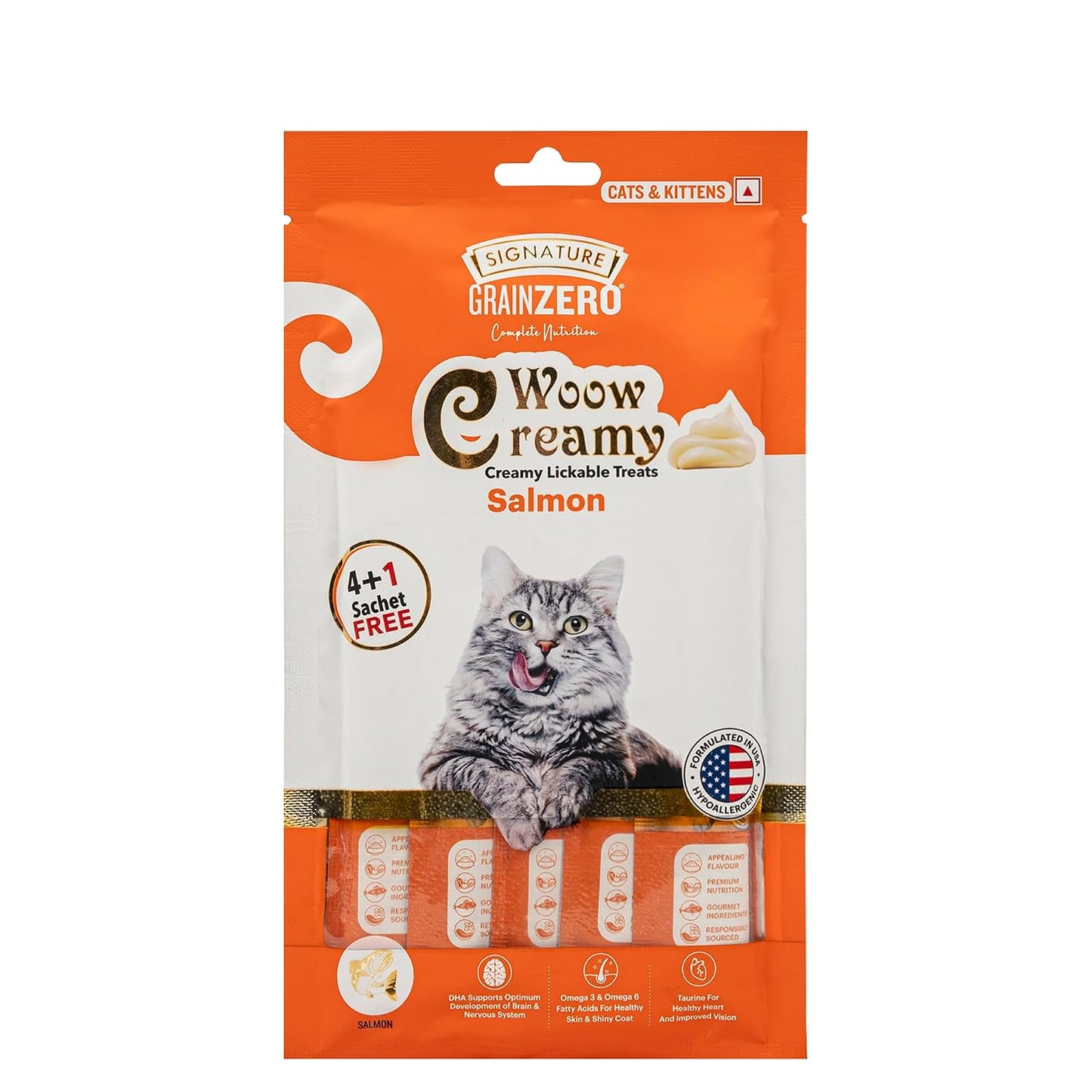 Grain Zero Woow Creamy Salmon 75gm