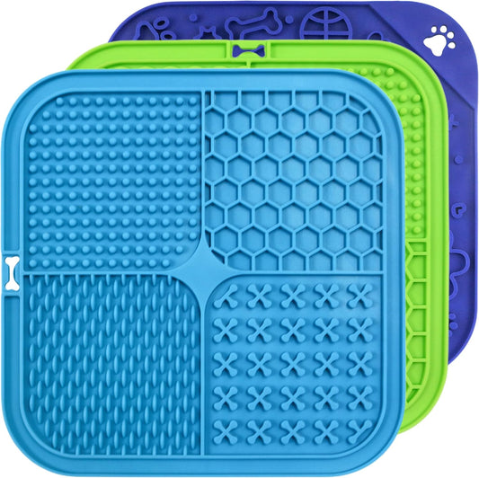 Licking Mat for Dogs & Cats Pack