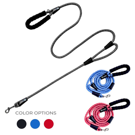Premium Dual-Grip Rope Leash - Medium Pack