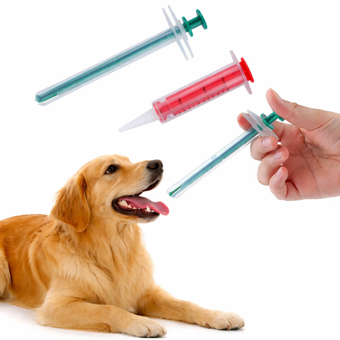Pet Pill Feeder Set - Pet Pill Dispenser Kit for Cats & Dogs