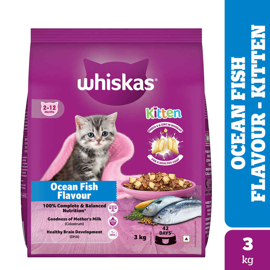 Whiskas Kitten Ocean Fish Flavour 50gm