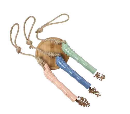 Prime Bam Bone Toy - Rubber & Rope Chew
