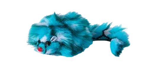 Long-Tail Furry Mouse Cat Toy
