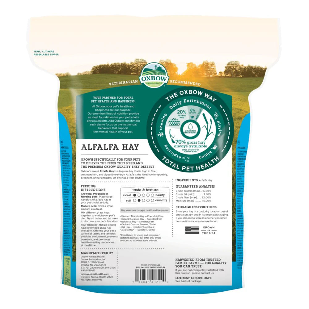 Alfalfa Hay for Rabbits, Guinea Pigs & Small Animals