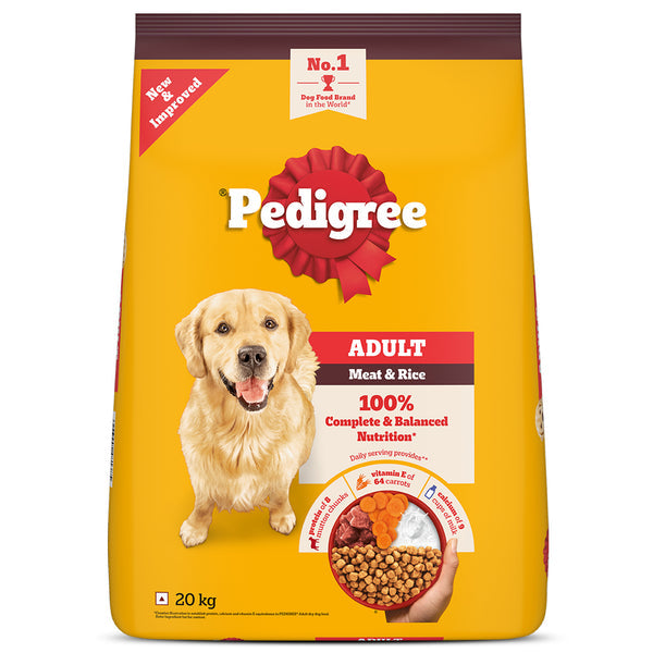 Pedigree Adult Meat and Rice Dog Dry Food