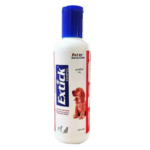 Extick Anti-Tick Dog Shampoo - 200 ml