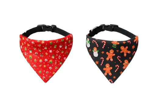 Prime Bandana Collar - Festive Print