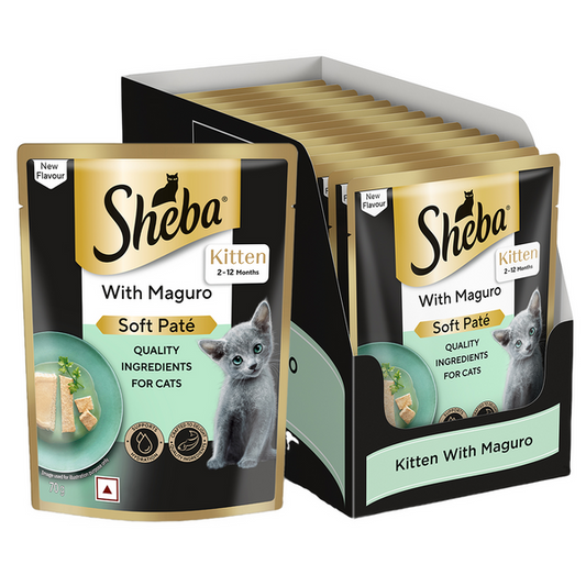 Sheba Pate - Kitten Maguro Wet Cat Food 14x70gm Pouch
