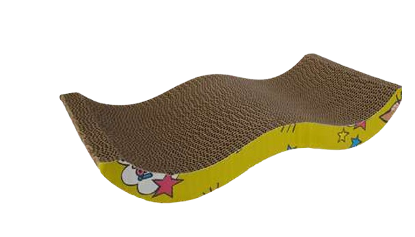 Wave-Shaped Cat Scratcher