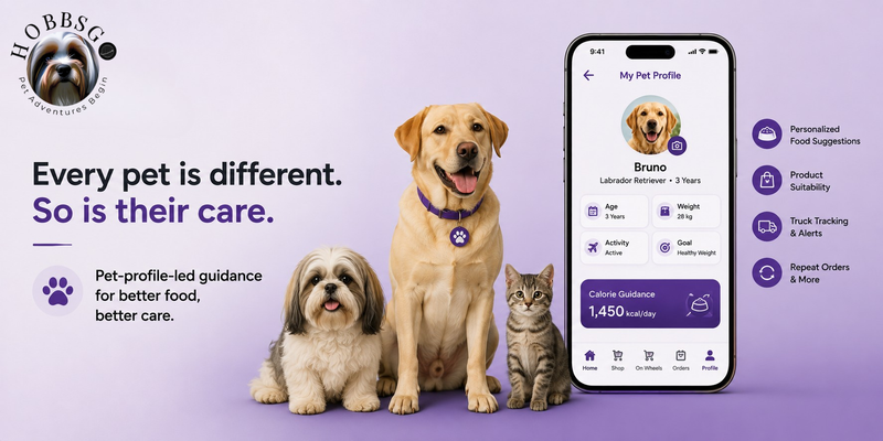 HobbsGo Direct-to-Pet ecosystem with pet retail, grooming, fresh food and mobile pet store on wheels in Lucknow