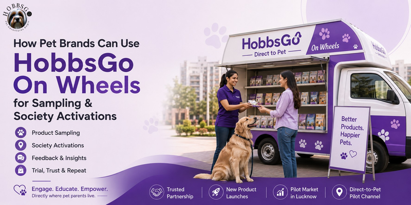 How Pet Brands Can Use HobbsGo On Wheels for Sampling and Society Activations