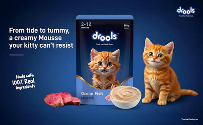 Drools Ocean Fish Mousse Kitten Gravy 80g