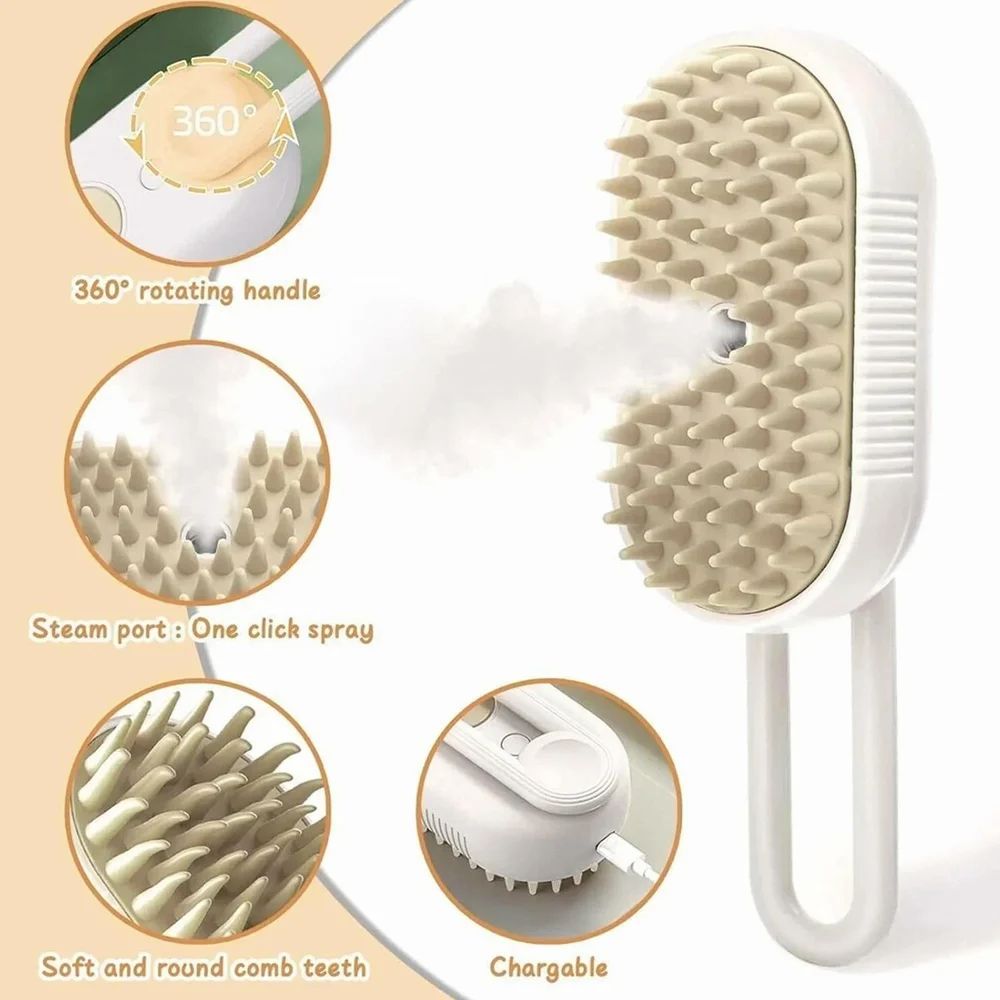 Electric Spray Handle Massage Brush - image 1