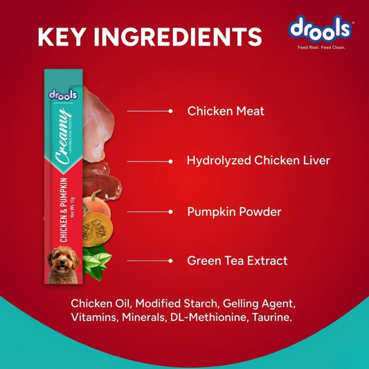 Drools Dog Treats Creamy Chicken & Pumpkin