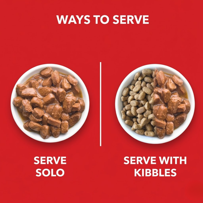 Drools Adult Real Chicken & Chicken Liver Chunks Wet Dog Food
