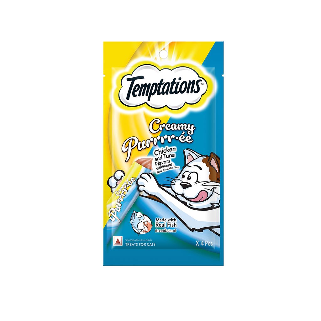 Temptations creamy chicken and tuna flavour - 48g - image 2