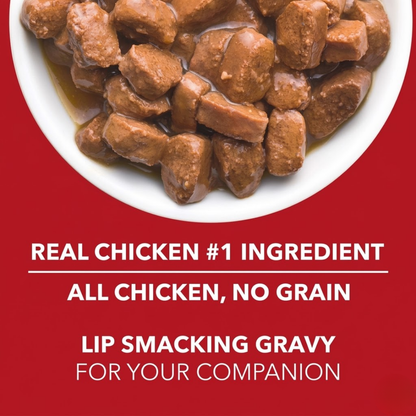 Drools Adult Real Chicken & Chicken Liver Chunks Wet Dog Food