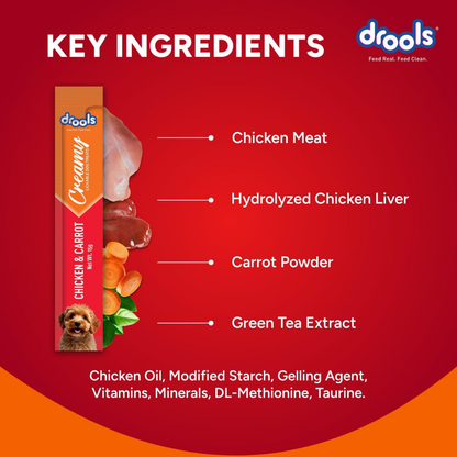 Drools Dog Treats Creamy Chicken & Carrot