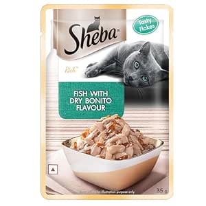 Sheba Fish with Dry Bonito Cat 35gm