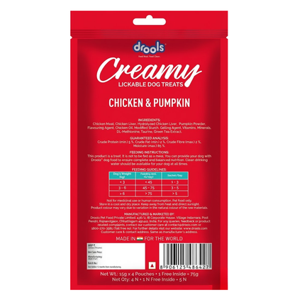 Drools Dog Treats Creamy Chicken & Pumpkin