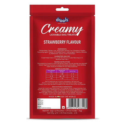 Drools Dog Treats  Creamy Strawberry