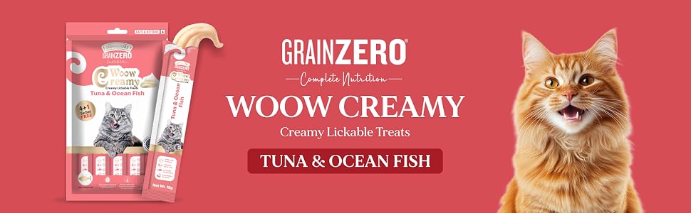 Grain Zero Woow Creamy Tuna & Ocean Fish 75gm