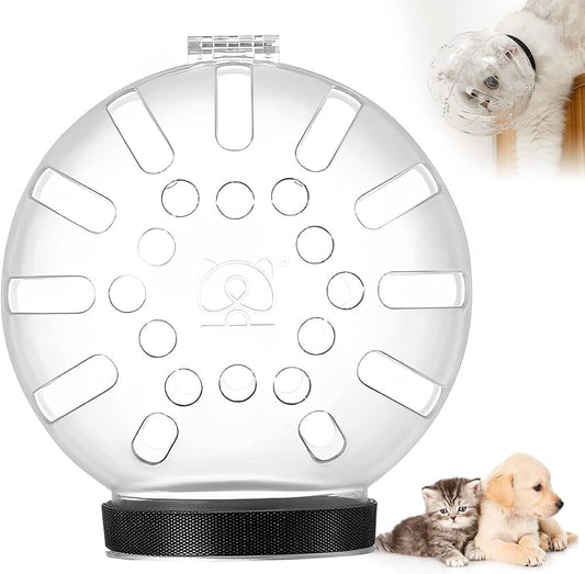 Lucknow Pet Supplies Cat Transparent Recovery & Grooming Hood