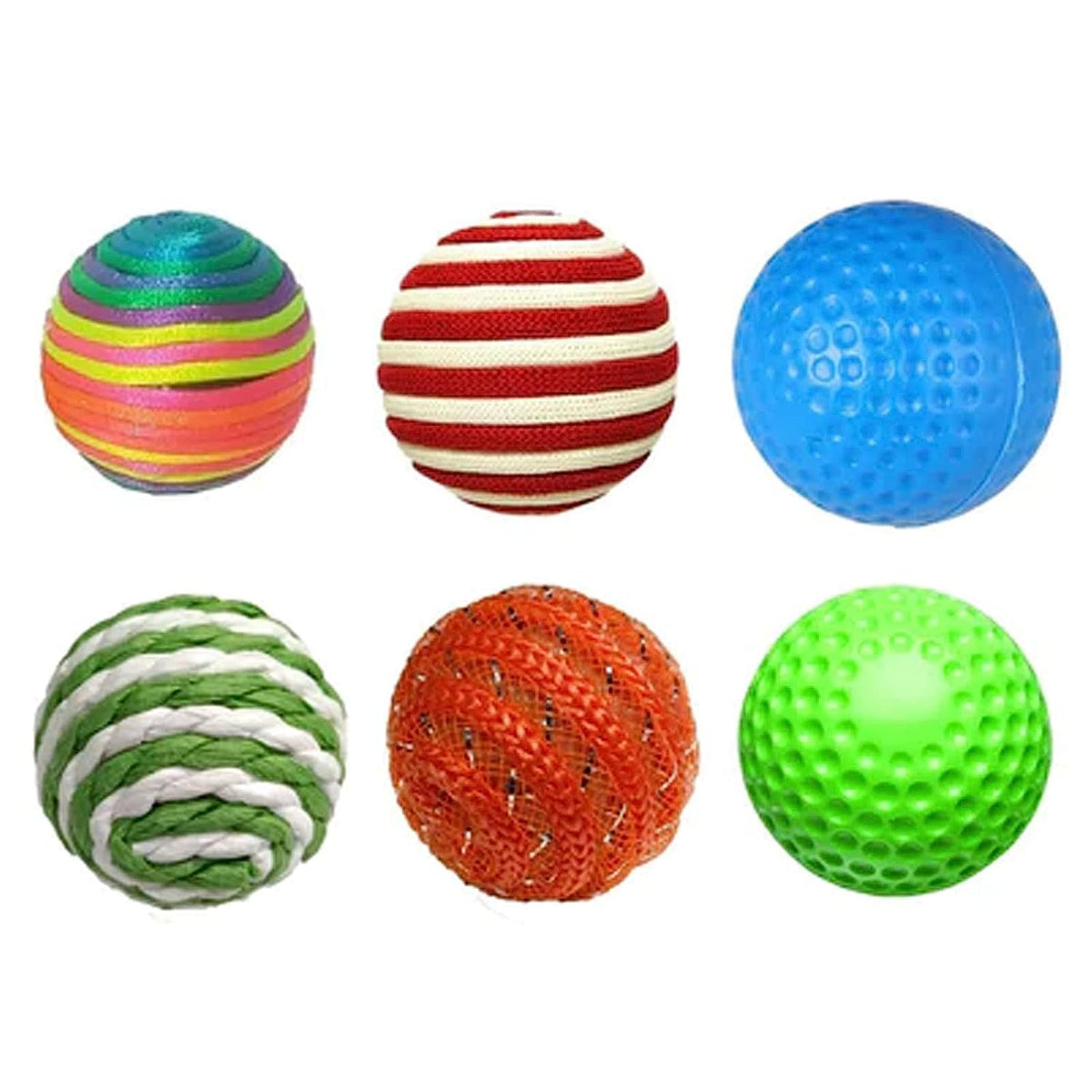 Multi-Colour Cat Ball - Large Pack