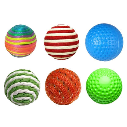 Multi-Colour Cat Ball - Large Pack