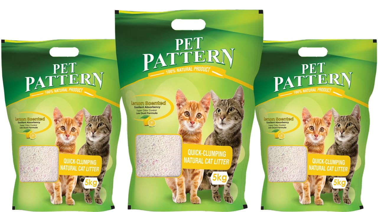 Pet Pattern Natural Unscented Clay Quick Clumping Cat Litter