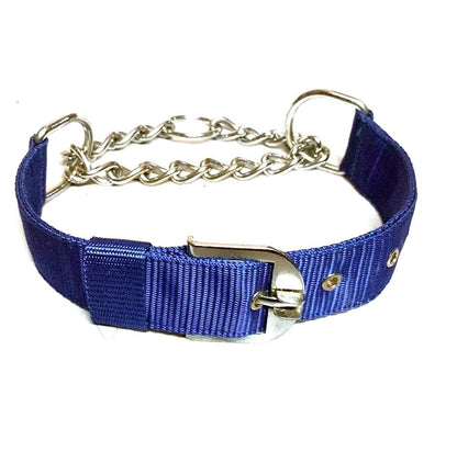 Nylon and Steel Chain Choke Collar - 1.25 - image 2