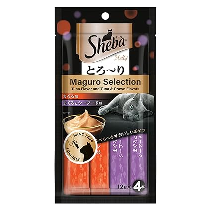 Sheba Melty Lickable Creamy Cat Treats - Tuna (Pack of 4)