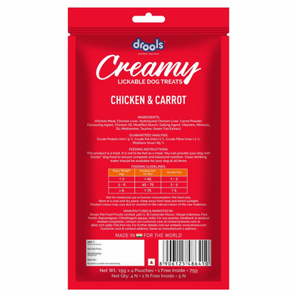 Drools Dog Treats Creamy Chicken & Carrot