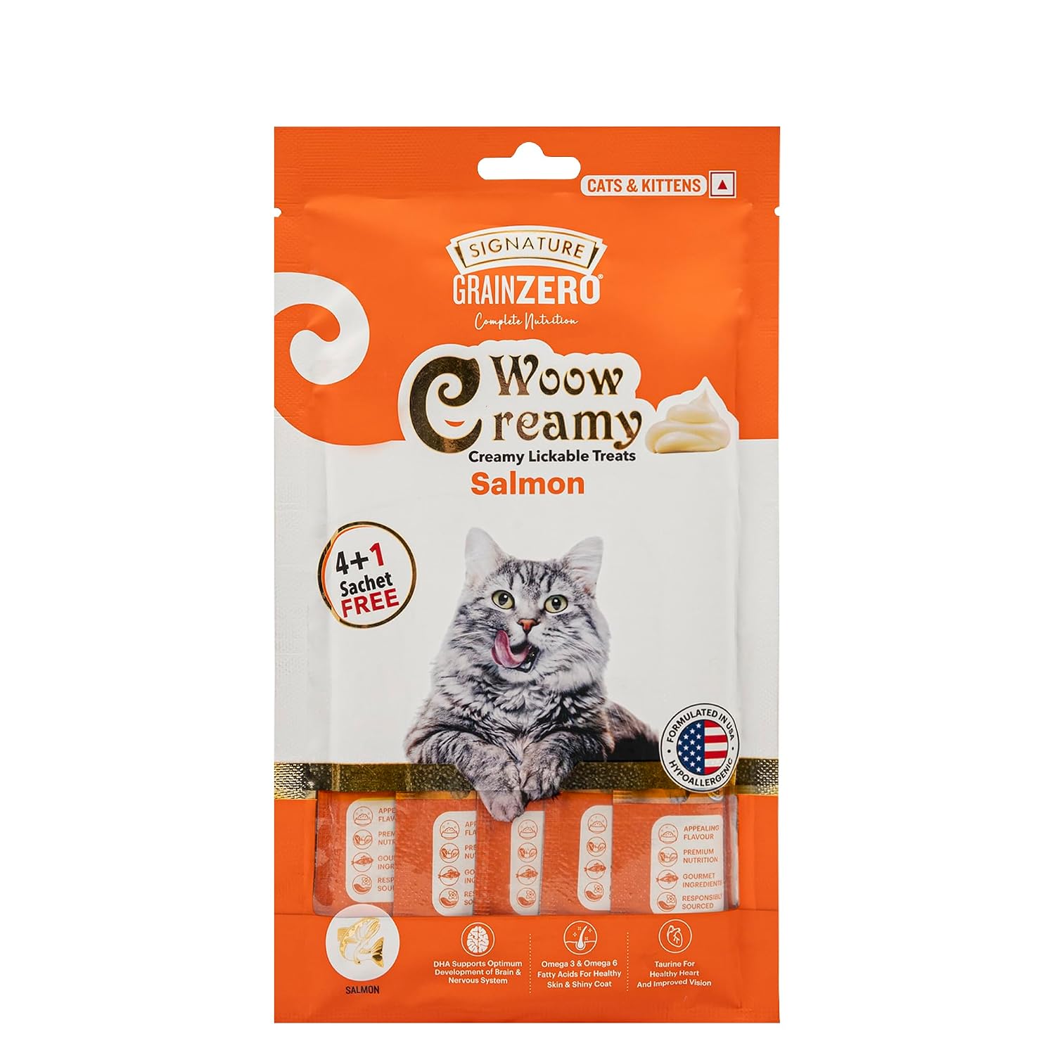 Grain Zero Woow Creamy Salmon 75gm