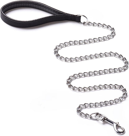 Chain with Rope Handle Heavy Duty Dog Leash - image 2