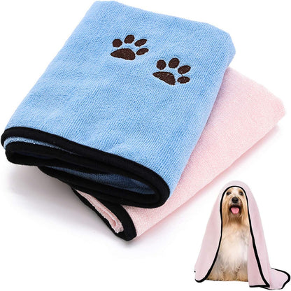 Microfibre Pet Towel for Dogs & Cats Pack