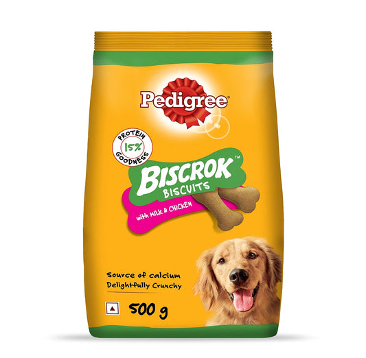 Pedigree Biscrok Chicken and Milk Dog Biscuit
