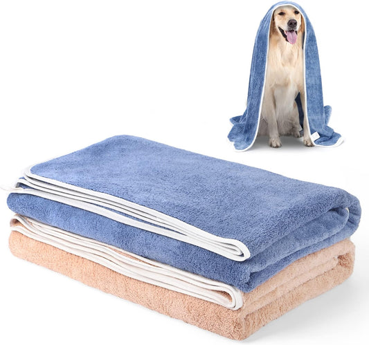 Microfibre Pet Towel for Dogs & Cats Pack