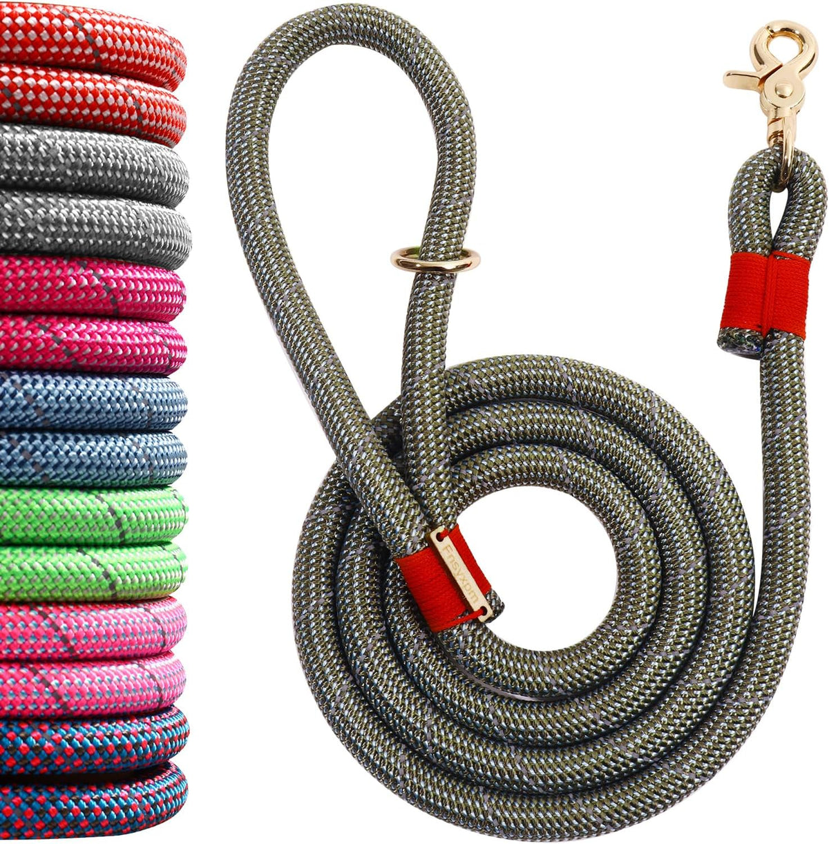 Premium Luxe Strong-Grip Rope Leash Pack