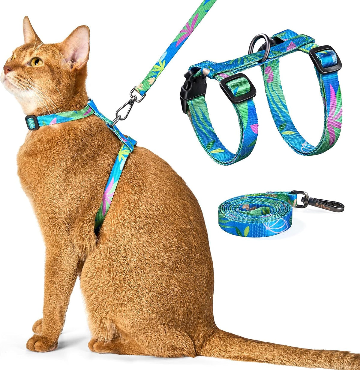 HobbsGo Cat Full Body Harness & Leash Set Pack