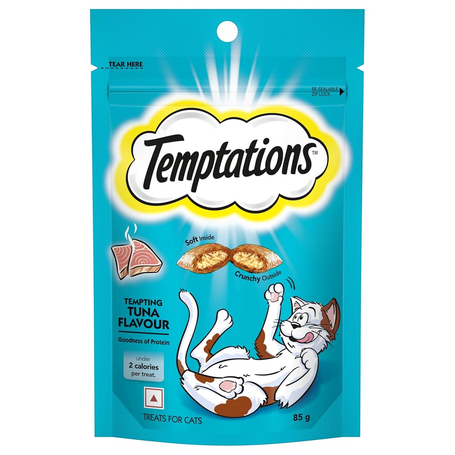 Temptations Crunchy Cat Treat Tuna Flavour - 85 g - image 1