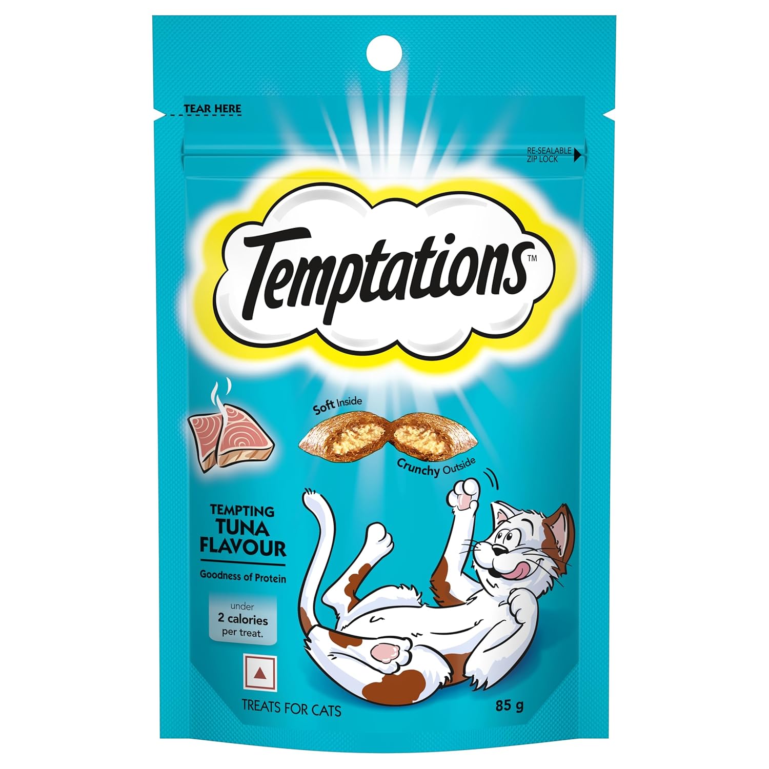 Temptations Crunchy Cat Treat Tuna Flavour - 85 g - image 1