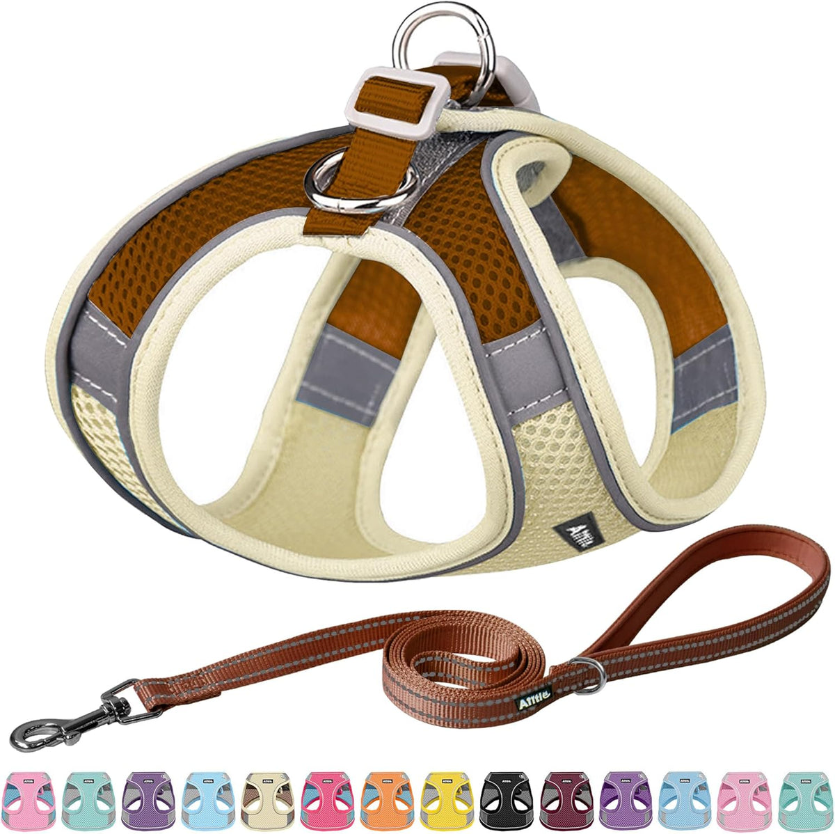 Premium Luxe Harness & Leash with Soft Handle Pack