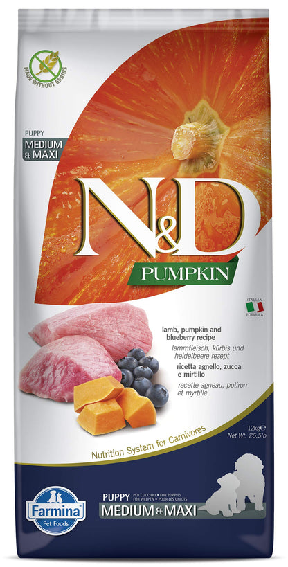 Farmina N&D Pumpkin Dog Food Chicken Puppy Mini 1.5kg Bag
