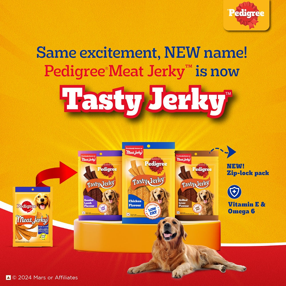 Pedigree Chicken & Liver Flavour Tasty Jerky - 70g - image 3