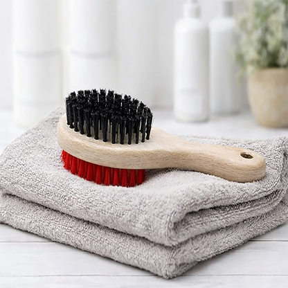 Premium Double-Sided Bristle Grooming Brush for Dogs & Cats